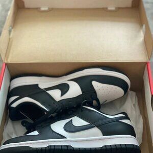 Nike Dunk Low Men's Casual Sneakers [Black and White]